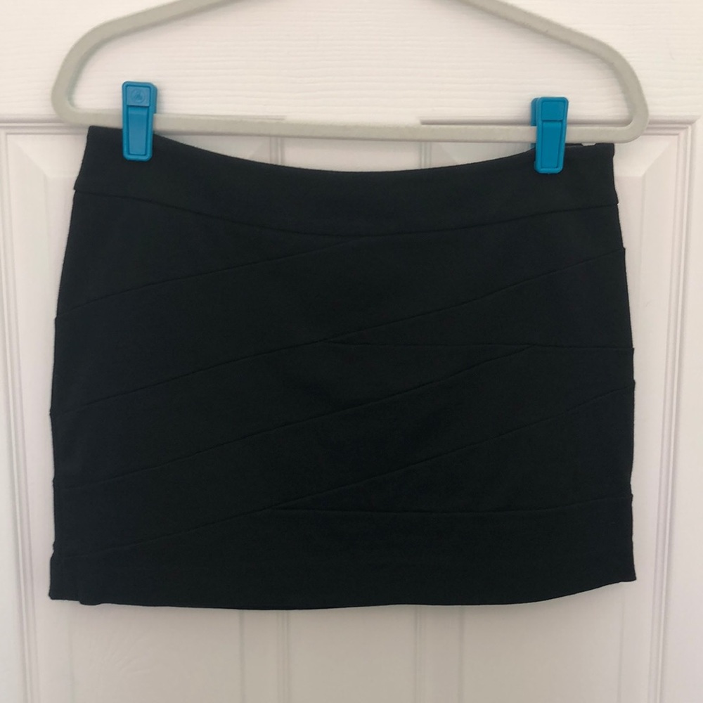 Sexy Black Express Mini Skirt Size 6